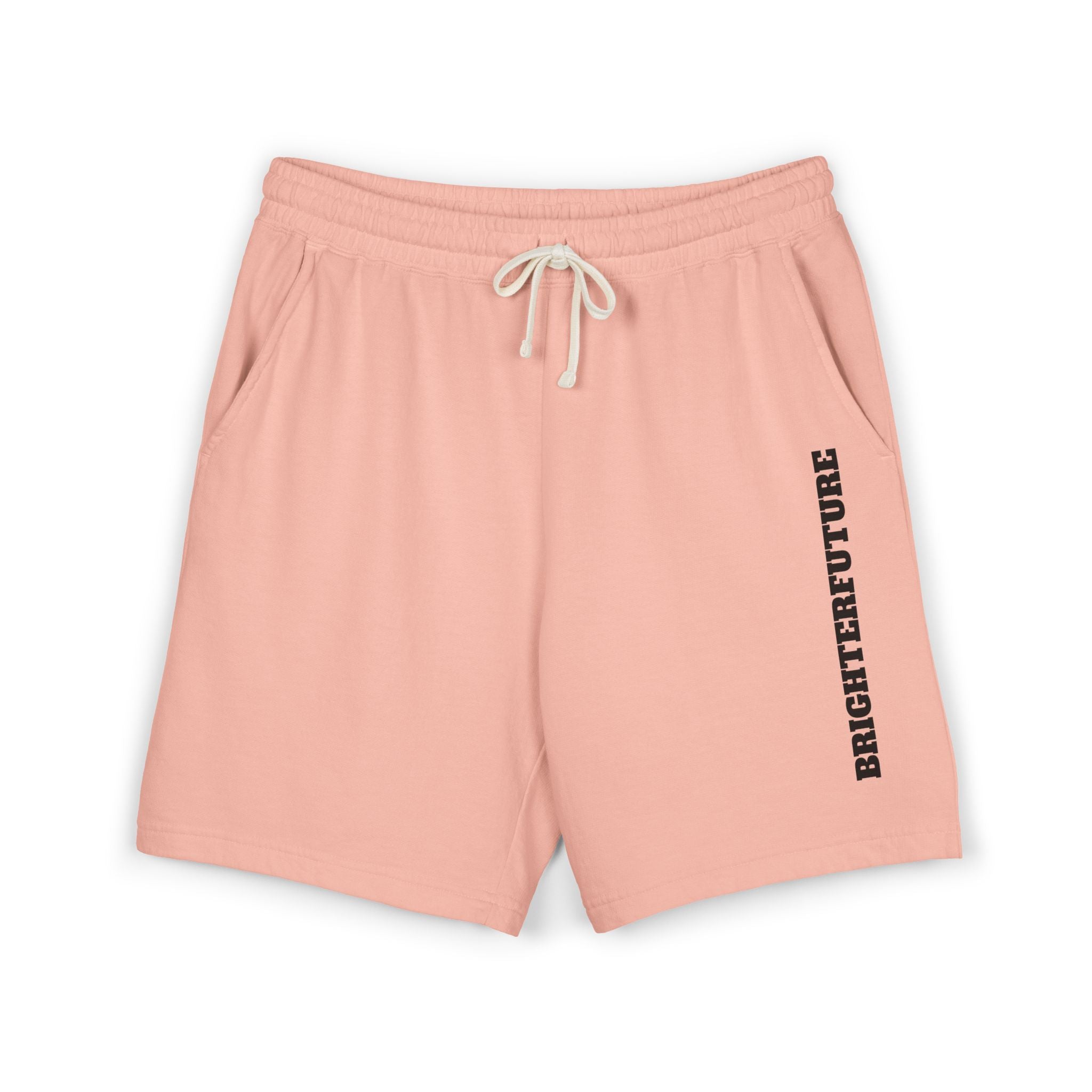 Fleece Sweat Shorts — "BRIGHTERFUTURE" Side Print