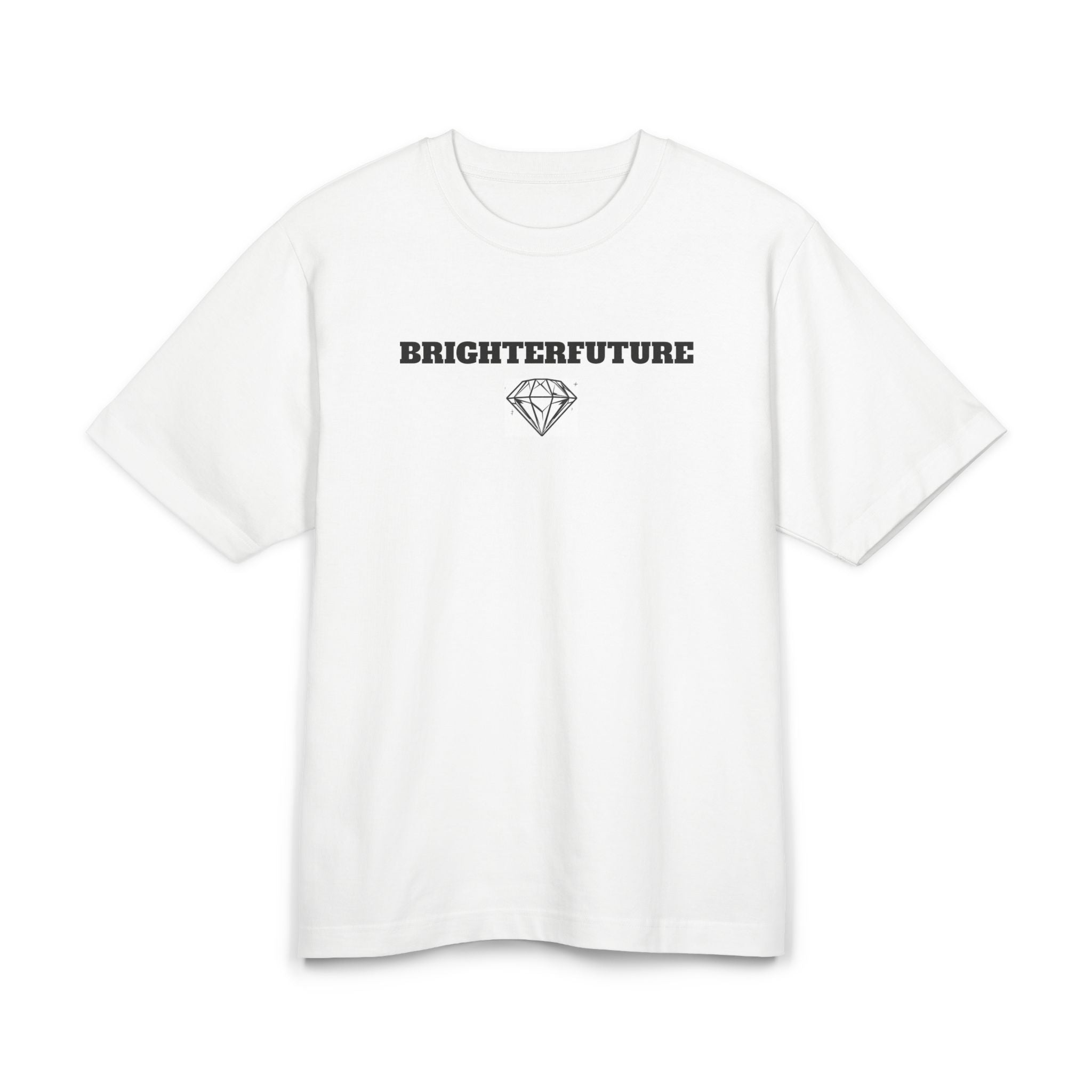 Brighter Future Lion Tee — Bold Graphic T‑Shirt with Diamond Chest Print