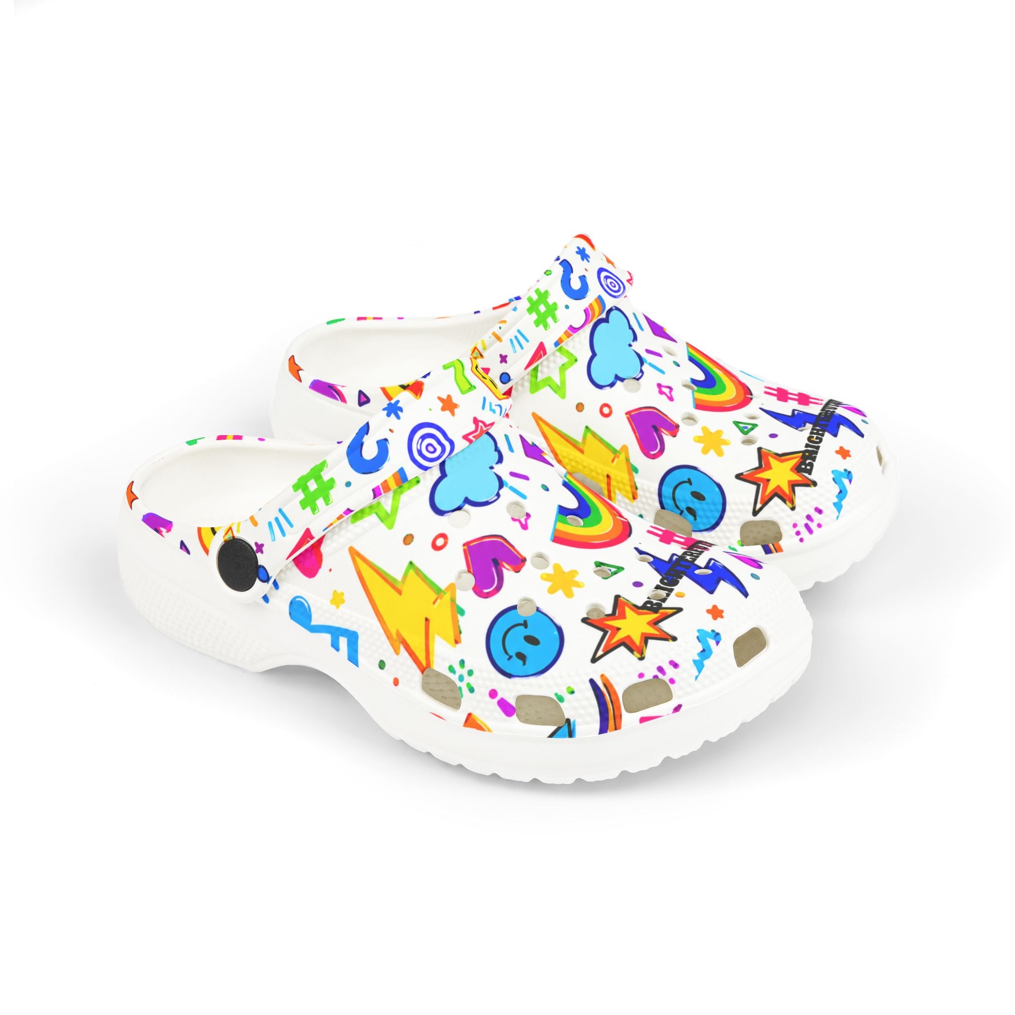 Kids EVA Foam Clogs — Lightweight All-Over Print Beach & Pool Shoes