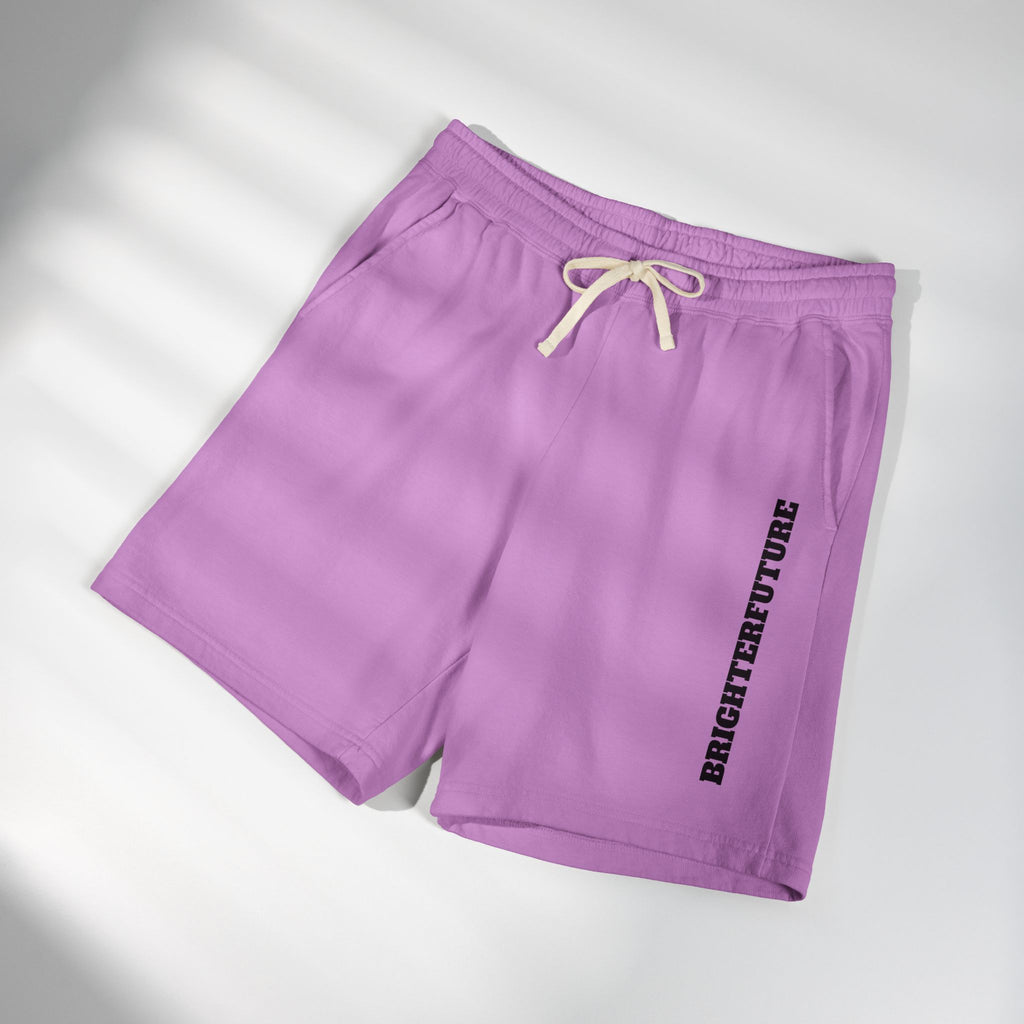 Fleece Sweat Shorts — "BRIGHTERFUTURE" Side Print