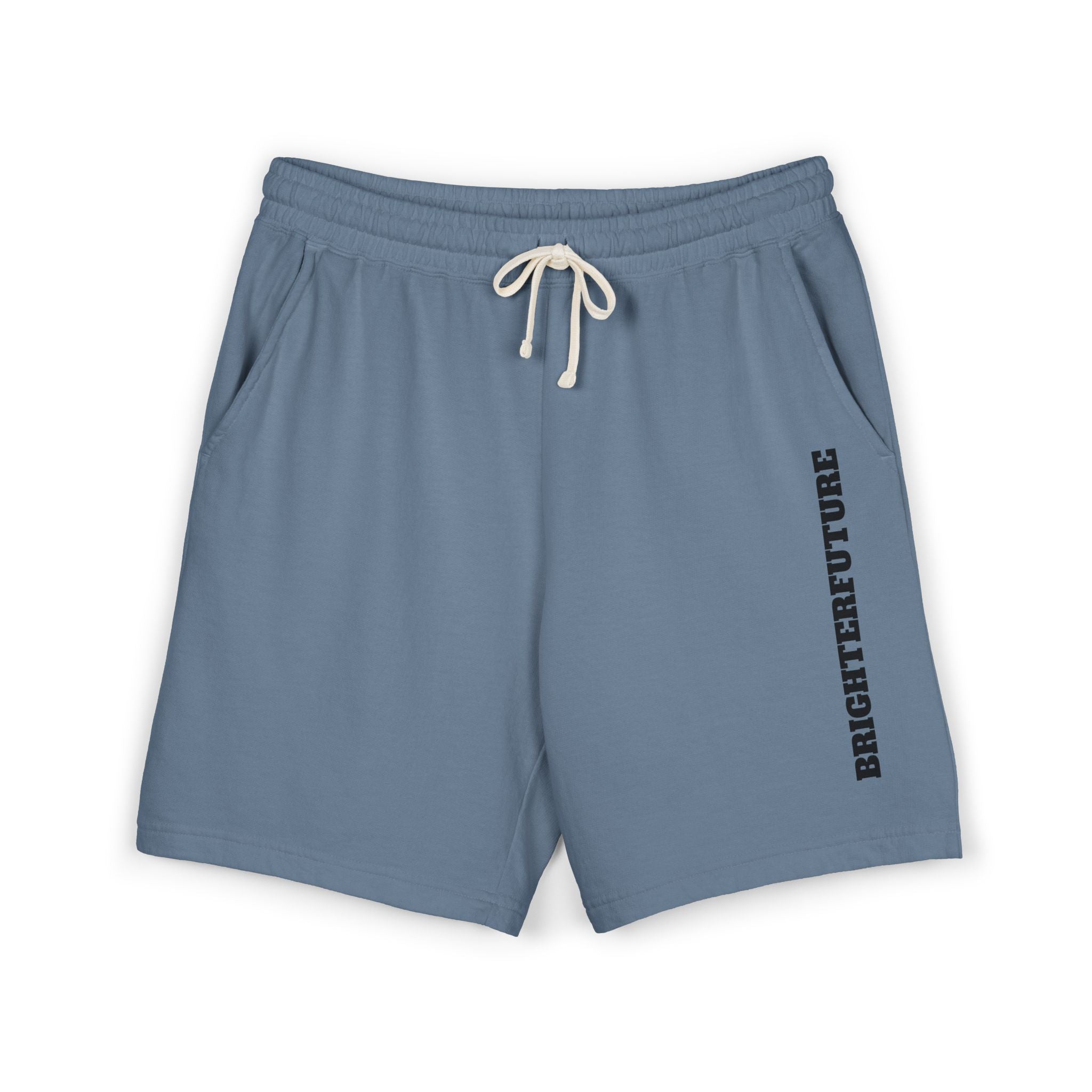 Fleece Sweat Shorts — "BRIGHTERFUTURE" Side Print