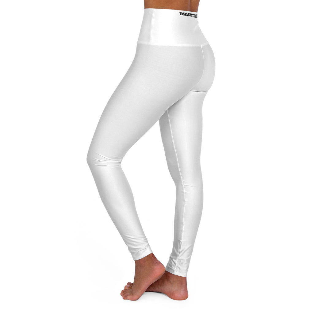 High-Waisted Yoga Leggings — All-Over Print Activewear