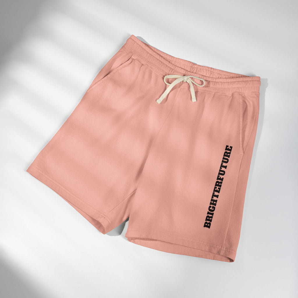 Fleece Sweat Shorts — "BRIGHTERFUTURE" Side Print