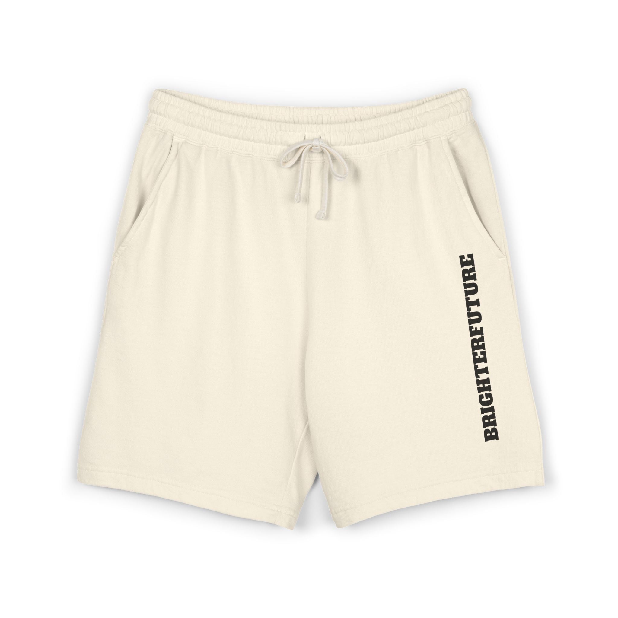 Fleece Sweat Shorts — "BRIGHTERFUTURE" Side Print