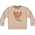 Lioness Graphic Sweatshirt — Pink Bow & Heart Sunglasses
