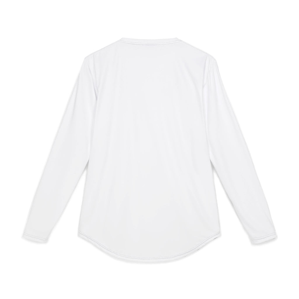 Men's UV Long Sleeve Shirt — 'BRIGHTERFUTURE' Minimal Logo Performance Tee