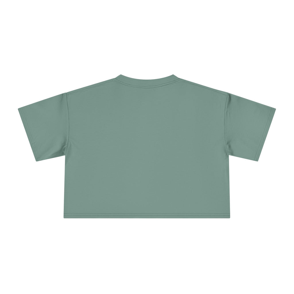 Brighter Future Sunflower Crop Tee — Positive Graphic Women's Crop Top