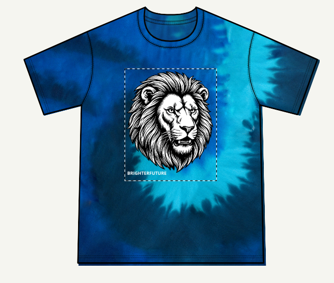 Youth Lion Graphic Tee — "BRIGHTERFUTURE" Crewneck