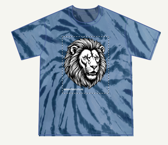 Youth Lion Graphic Tee — "BRIGHTERFUTURE" Crewneck