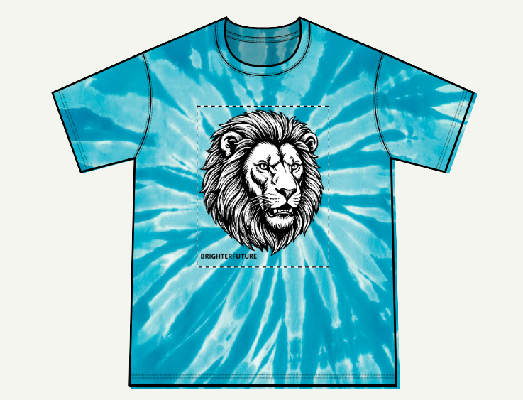 Youth Lion Graphic Tee — "BRIGHTERFUTURE" Crewneck