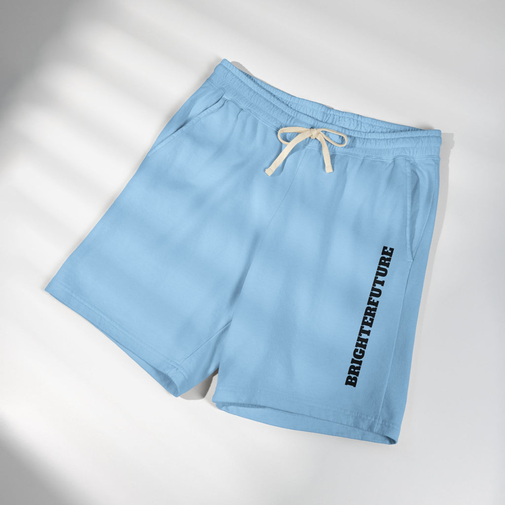Fleece Sweat Shorts — "BRIGHTERFUTURE" Side Print