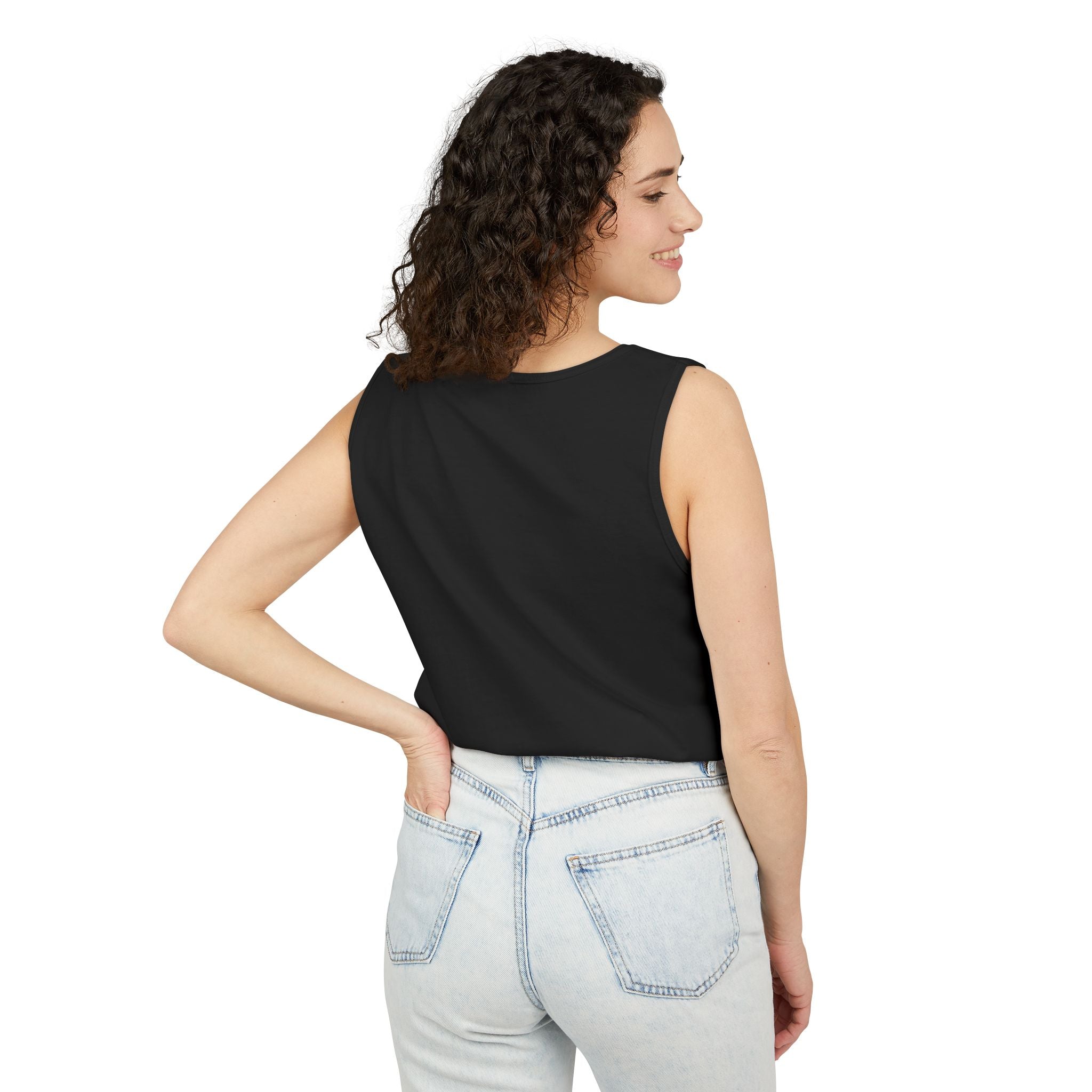 Lion Head Tank Top — Detailed Graphic Lion Illustration Men's & Women's Sleeveless Shirt