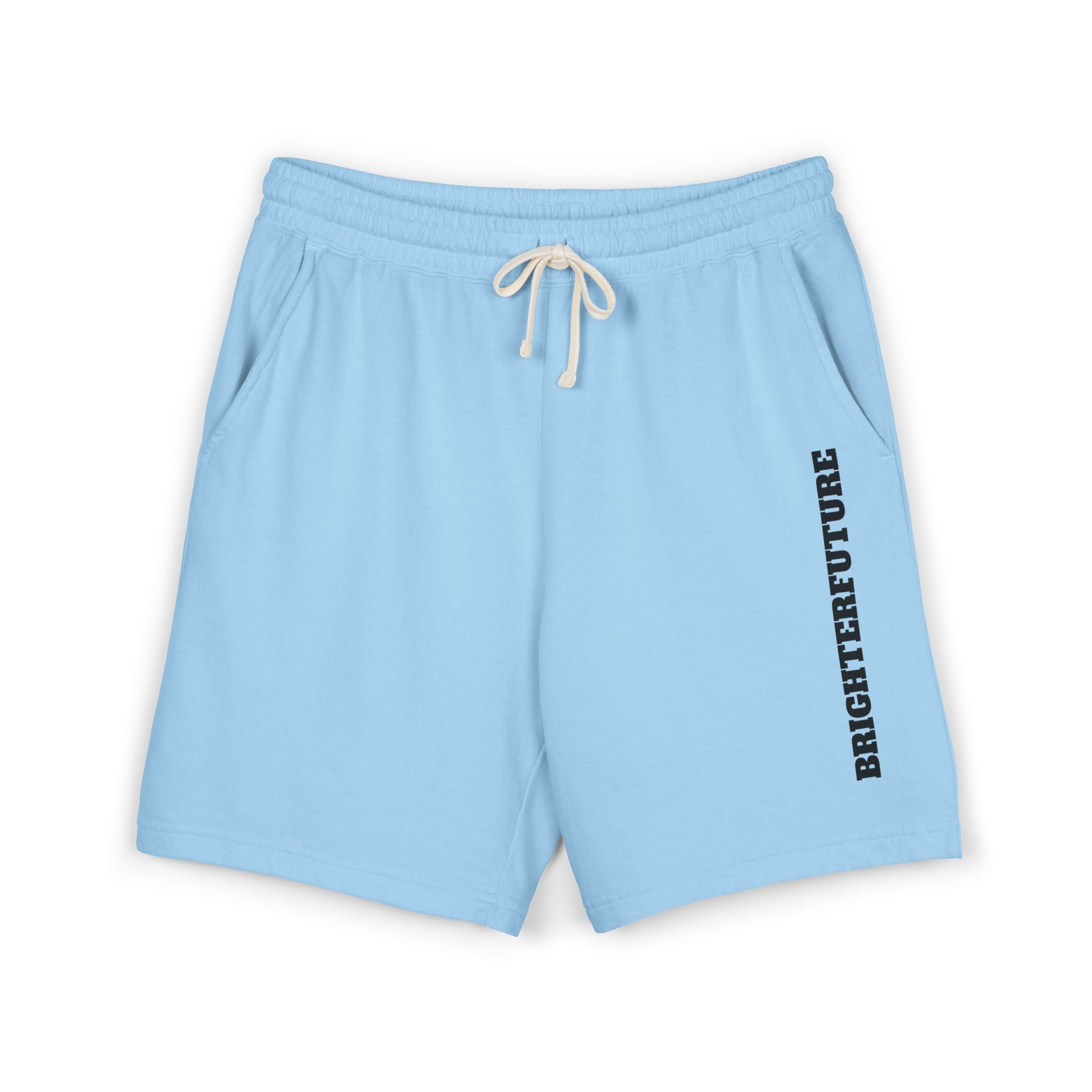 Fleece Sweat Shorts — "BRIGHTERFUTURE" Side Print