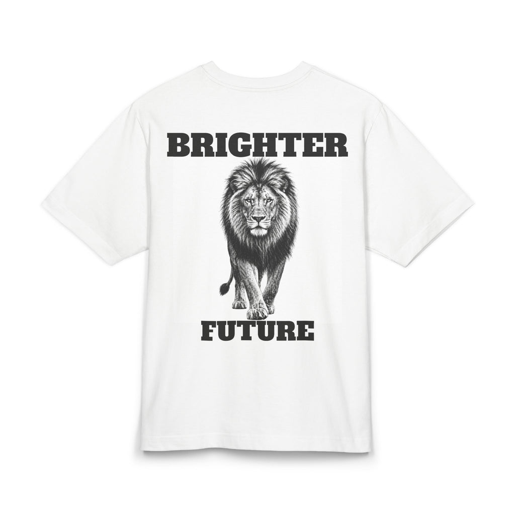 Brighter Future Lion Tee — Bold Graphic T‑Shirt with Diamond Chest Print