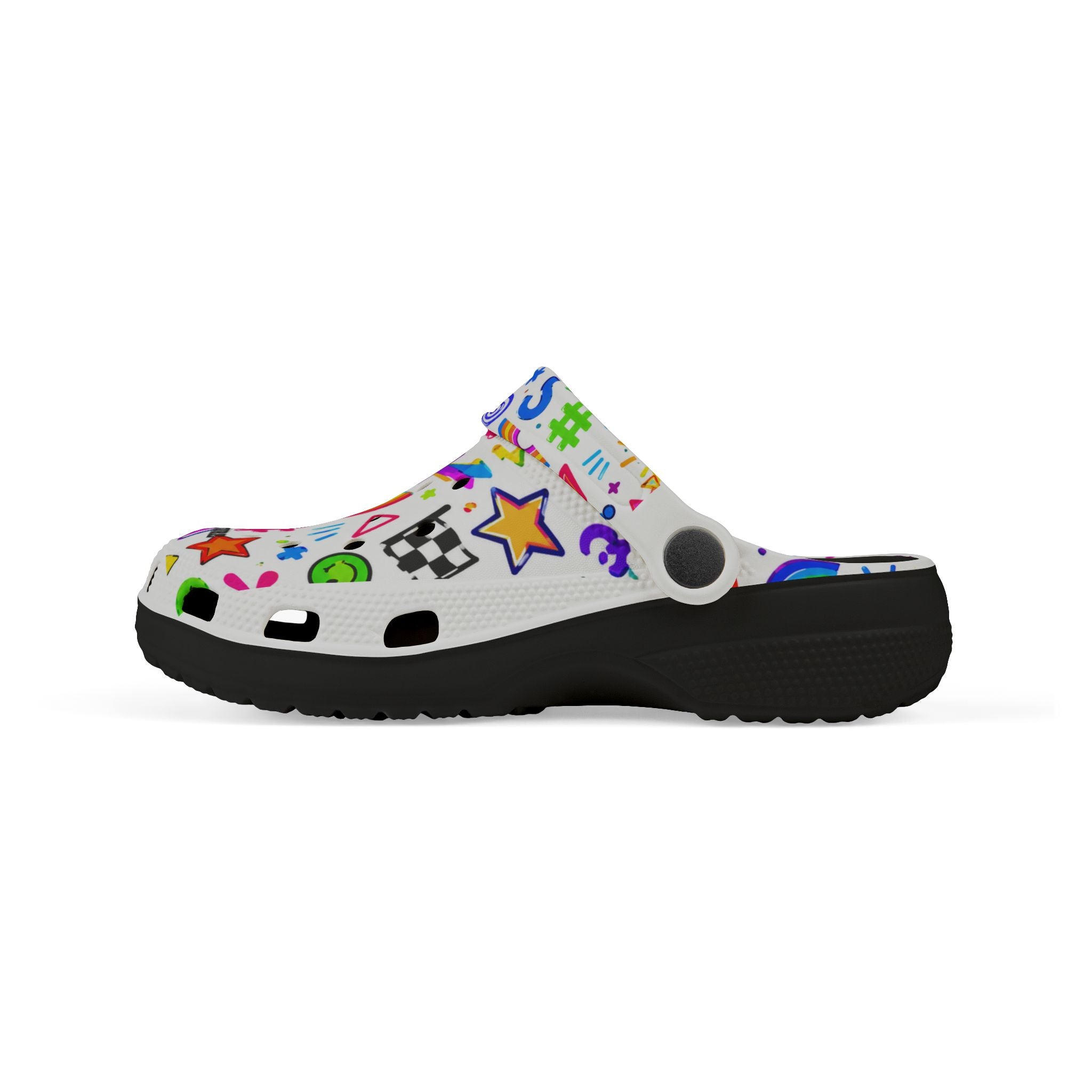 Kids EVA Foam Clogs — Lightweight All-Over Print Beach & Pool Shoes