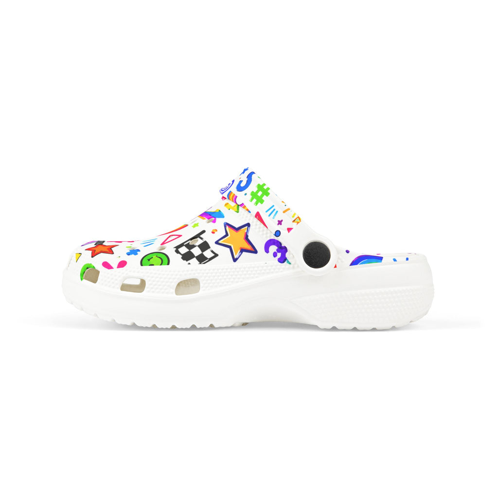 Kids EVA Foam Clogs — Lightweight All-Over Print Beach & Pool Shoes