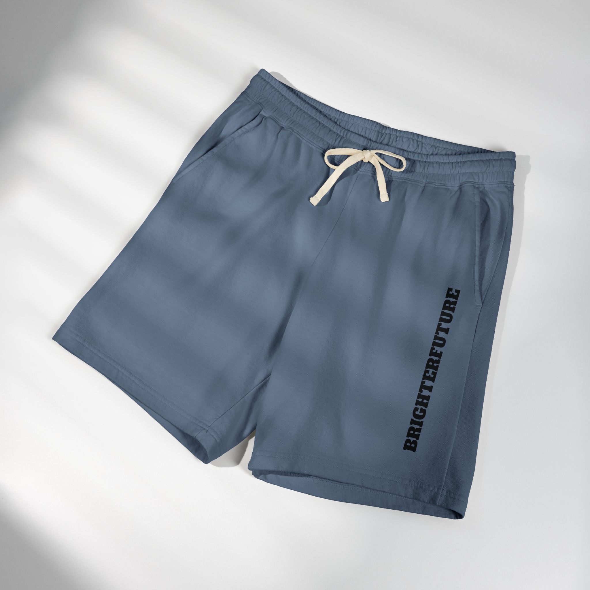Fleece Sweat Shorts — "BRIGHTERFUTURE" Side Print