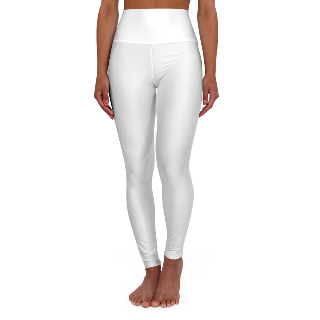 High-Waisted Yoga Leggings — All-Over Print Activewear
