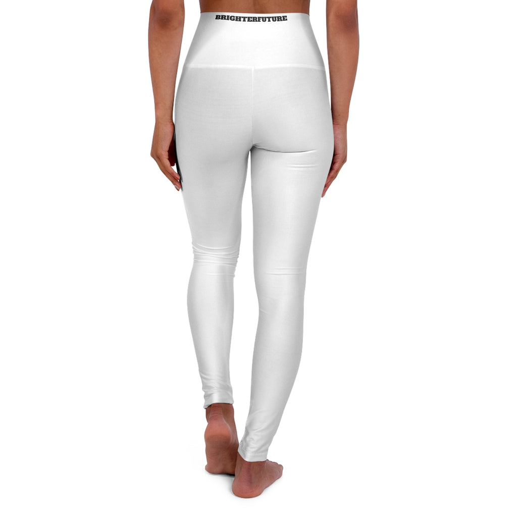 High-Waisted Yoga Leggings — All-Over Print Activewear