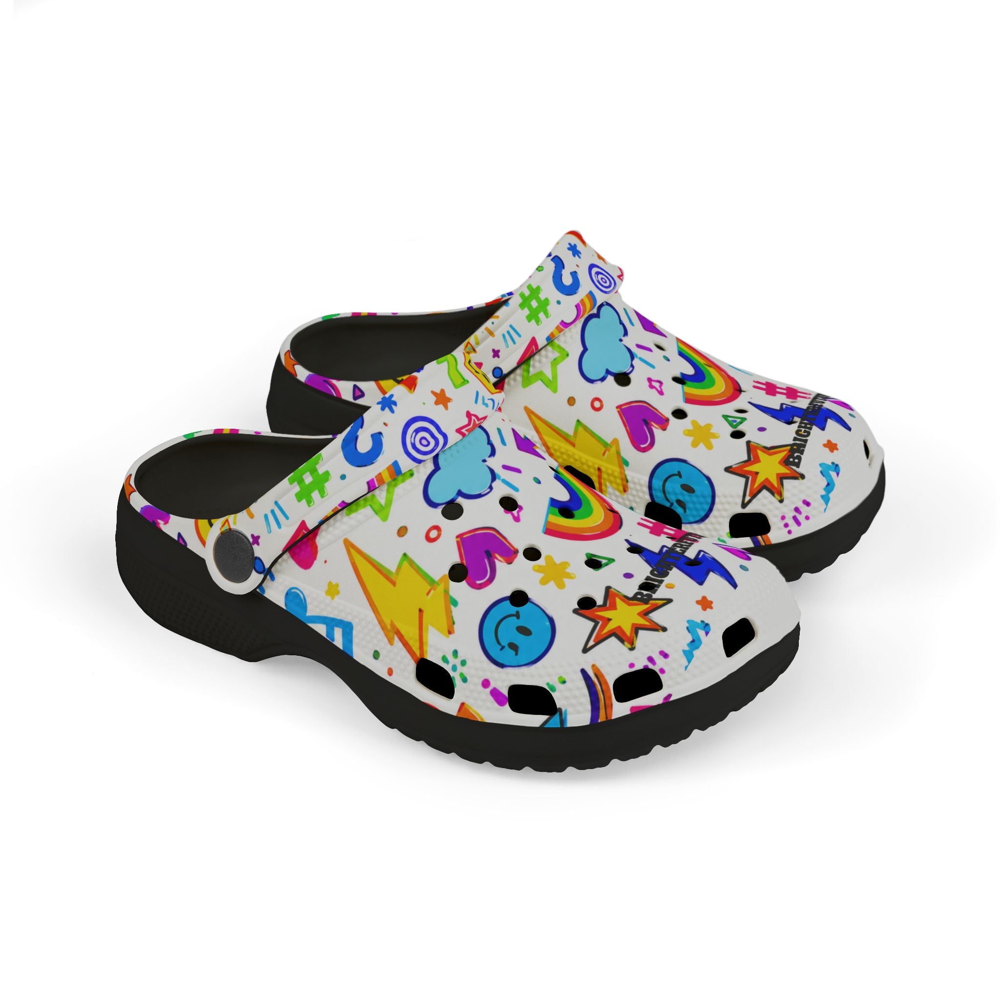 Kids EVA Foam Clogs — Lightweight All-Over Print Beach & Pool Shoes