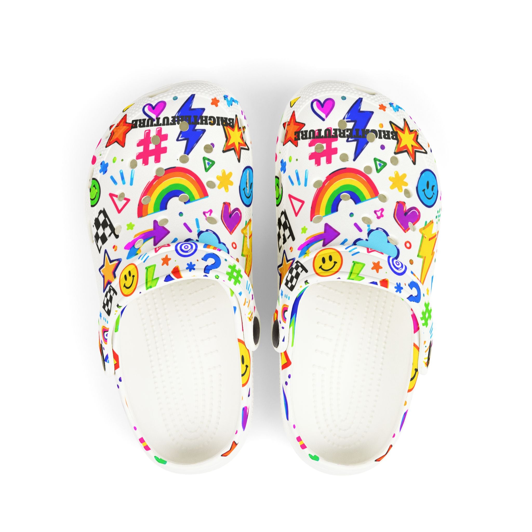 Kids EVA Foam Clogs — Lightweight All-Over Print Beach & Pool Shoes